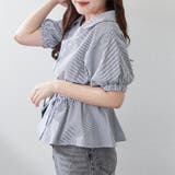 【通勤やオフィスカジュアルにも◎】スキッパー半袖ブラウス | NICE CLAUP / OLIVE des OLIVE OUTLET | 詳細画像14