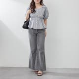 【通勤やオフィスカジュアルにも◎】スキッパー半袖ブラウス | NICE CLAUP / OLIVE des OLIVE OUTLET | 詳細画像16