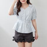 【通勤やオフィスカジュアルにも◎】スキッパー半袖ブラウス | NICE CLAUP / OLIVE des OLIVE OUTLET | 詳細画像27