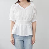 【通勤やオフィスカジュアルにも◎】スキッパー半袖ブラウス | NICE CLAUP / OLIVE des OLIVE OUTLET | 詳細画像40