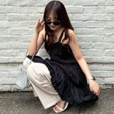 ブラック | 【@_chipi2xセレクト】前後2way、キャミティアードチュニック | RMAF NICE CLAUP / OLIVE des OLIVE