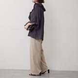 ラッフル5分袖ブラウス | NICE CLAUP / OLIVE des OLIVE OUTLET | 詳細画像8
