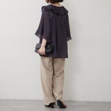 ラッフル5分袖ブラウス | NICE CLAUP / OLIVE des OLIVE OUTLET | 詳細画像9