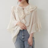 ラッフル5分袖ブラウス | NICE CLAUP / OLIVE des OLIVE OUTLET | 詳細画像11