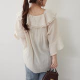 ラッフル5分袖ブラウス | NICE CLAUP / OLIVE des OLIVE OUTLET | 詳細画像14