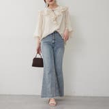 ラッフル5分袖ブラウス | NICE CLAUP / OLIVE des OLIVE OUTLET | 詳細画像16