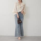 ラッフル5分袖ブラウス | NICE CLAUP / OLIVE des OLIVE OUTLET | 詳細画像17