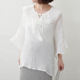 ラッフル5分袖ブラウス | NICE CLAUP / OLIVE des OLIVE OUTLET | 詳細画像19