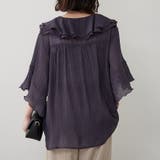 ラッフル5分袖ブラウス | NICE CLAUP / OLIVE des OLIVE OUTLET | 詳細画像5