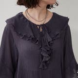 ラッフル5分袖ブラウス | NICE CLAUP / OLIVE des OLIVE OUTLET | 詳細画像29