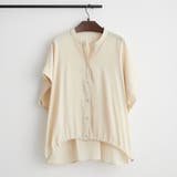 ベージュ | スキッパードルマンシャツ | NICE CLAUP / OLIVE des OLIVE OUTLET