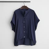 ネイビー | スキッパードルマンシャツ | NICE CLAUP / OLIVE des OLIVE OUTLET