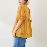 マスタード | コットンレースブラウス | NICE CLAUP / OLIVE des OLIVE OUTLET