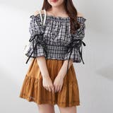 ブルー系 | 【@_chipi2xセレクト】5分袖前後2WAYブラウス | NICE CLAUP / OLIVE des OLIVE OUTLET