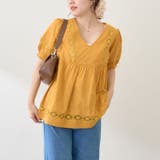ハシゴレース切替ブラウス | NICE CLAUP / OLIVE des OLIVE OUTLET | 詳細画像4