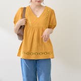 ハシゴレース切替ブラウス | NICE CLAUP / OLIVE des OLIVE OUTLET | 詳細画像6