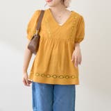 ハシゴレース切替ブラウス | NICE CLAUP / OLIVE des OLIVE OUTLET | 詳細画像7