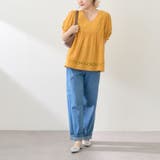 ハシゴレース切替ブラウス | NICE CLAUP / OLIVE des OLIVE OUTLET | 詳細画像9