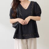 ハシゴレース切替ブラウス | NICE CLAUP / OLIVE des OLIVE OUTLET | 詳細画像14