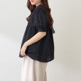 ハシゴレース切替ブラウス | NICE CLAUP / OLIVE des OLIVE OUTLET | 詳細画像16