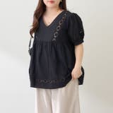 ハシゴレース切替ブラウス | NICE CLAUP / OLIVE des OLIVE OUTLET | 詳細画像18