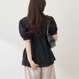 ハシゴレース切替ブラウス | NICE CLAUP / OLIVE des OLIVE OUTLET | 詳細画像19