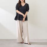 ハシゴレース切替ブラウス | NICE CLAUP / OLIVE des OLIVE OUTLET | 詳細画像20