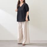 ハシゴレース切替ブラウス | NICE CLAUP / OLIVE des OLIVE OUTLET | 詳細画像21