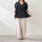 ハシゴレース切替ブラウス | NICE CLAUP / OLIVE des OLIVE OUTLET | 詳細画像23