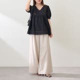 ハシゴレース切替ブラウス | NICE CLAUP / OLIVE des OLIVE OUTLET | 詳細画像24