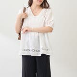 ハシゴレース切替ブラウス | NICE CLAUP / OLIVE des OLIVE OUTLET | 詳細画像27