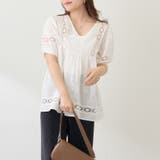 ハシゴレース切替ブラウス | NICE CLAUP / OLIVE des OLIVE OUTLET | 詳細画像28
