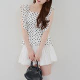 【前後2WAY】シャーリングドット柄ブラウス | NICE CLAUP / OLIVE des OLIVE OUTLET | 詳細画像11