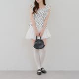 【前後2WAY】シャーリングドット柄ブラウス | NICE CLAUP / OLIVE des OLIVE OUTLET | 詳細画像12