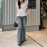 【前後2WAY】シャーリングドット柄ブラウス | NICE CLAUP / OLIVE des OLIVE OUTLET | 詳細画像29