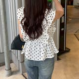 【前後2WAY】シャーリングドット柄ブラウス | NICE CLAUP / OLIVE des OLIVE OUTLET | 詳細画像26