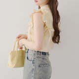 イエロー | ドロストフリルブラウス | RMAF NICE CLAUP / OLIVE des OLIVE