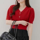 ベビーケーブルリボンカーデイガン | NICE CLAUP / OLIVE des OLIVE OUTLET | 詳細画像1