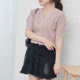 ピンク | ベビーケーブルリボンカーデイガン | NICE CLAUP / OLIVE des OLIVE OUTLET