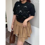 ブラック | パール/リボンニット | NICE CLAUP / OLIVE des OLIVE OUTLET