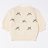 アイボリー | パール/リボンニット | NICE CLAUP / OLIVE des OLIVE OUTLET