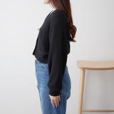 リボンブローチショートカーデイガン | NICE CLAUP / OLIVE des OLIVE　OUTLET | 詳細画像34 