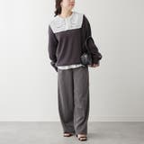 【NUNIFE】豊富なカラー展開、スウェットライクニットプルオーバー | RMAF NICE CLAUP / OLIVE des OLIVE | 詳細画像50