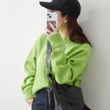 グリーン | 【NUNIFE】豊富なカラー展開、スウェットライクニットプルオーバー | RMAF NICE CLAUP / OLIVE des OLIVE