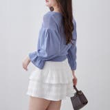 麻風素材、キャンディ袖カーディガン | NICE CLAUP / OLIVE des OLIVE OUTLET | 詳細画像6