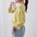 麻風素材、キャンディ袖カーディガン | NICE CLAUP / OLIVE des OLIVE OUTLET | 詳細画像13