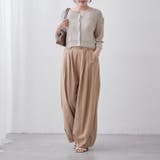 麻風素材、キャンディ袖カーディガン | NICE CLAUP / OLIVE des OLIVE OUTLET | 詳細画像23