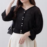 麻風素材、キャンディ袖カーディガン | NICE CLAUP / OLIVE des OLIVE OUTLET | 詳細画像26