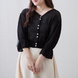 麻風素材、キャンディ袖カーディガン | NICE CLAUP / OLIVE des OLIVE OUTLET | 詳細画像27