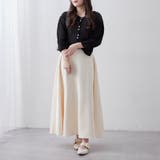 麻風素材、キャンディ袖カーディガン | NICE CLAUP / OLIVE des OLIVE OUTLET | 詳細画像30